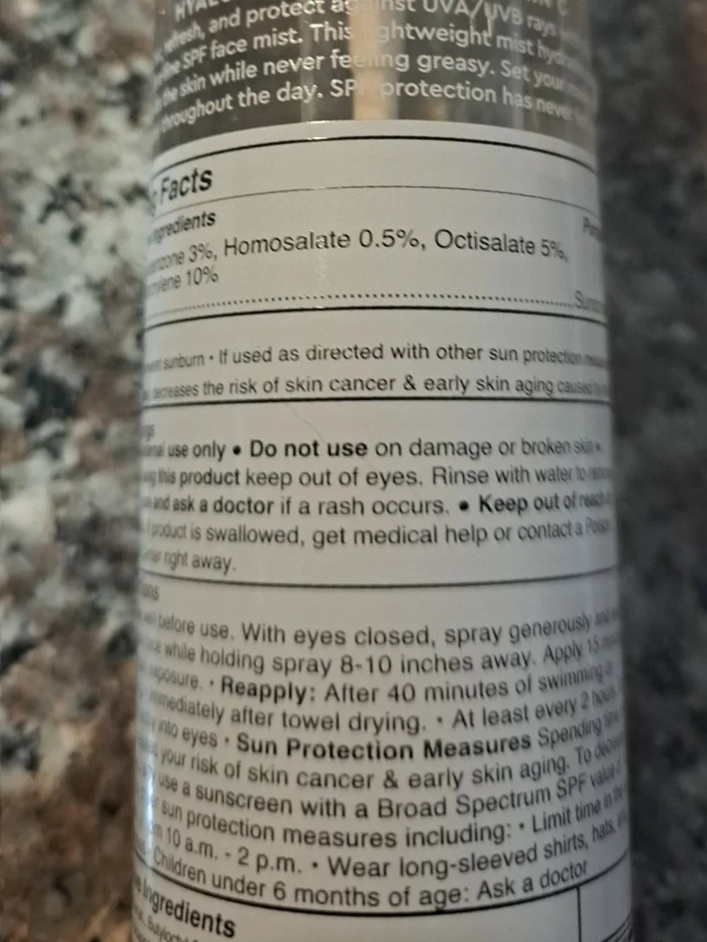KOPARI SETTING MIST SHEER SUNGLAZE SUNSCREEN WITH SPF 50 WITH HYALURONIC ACID